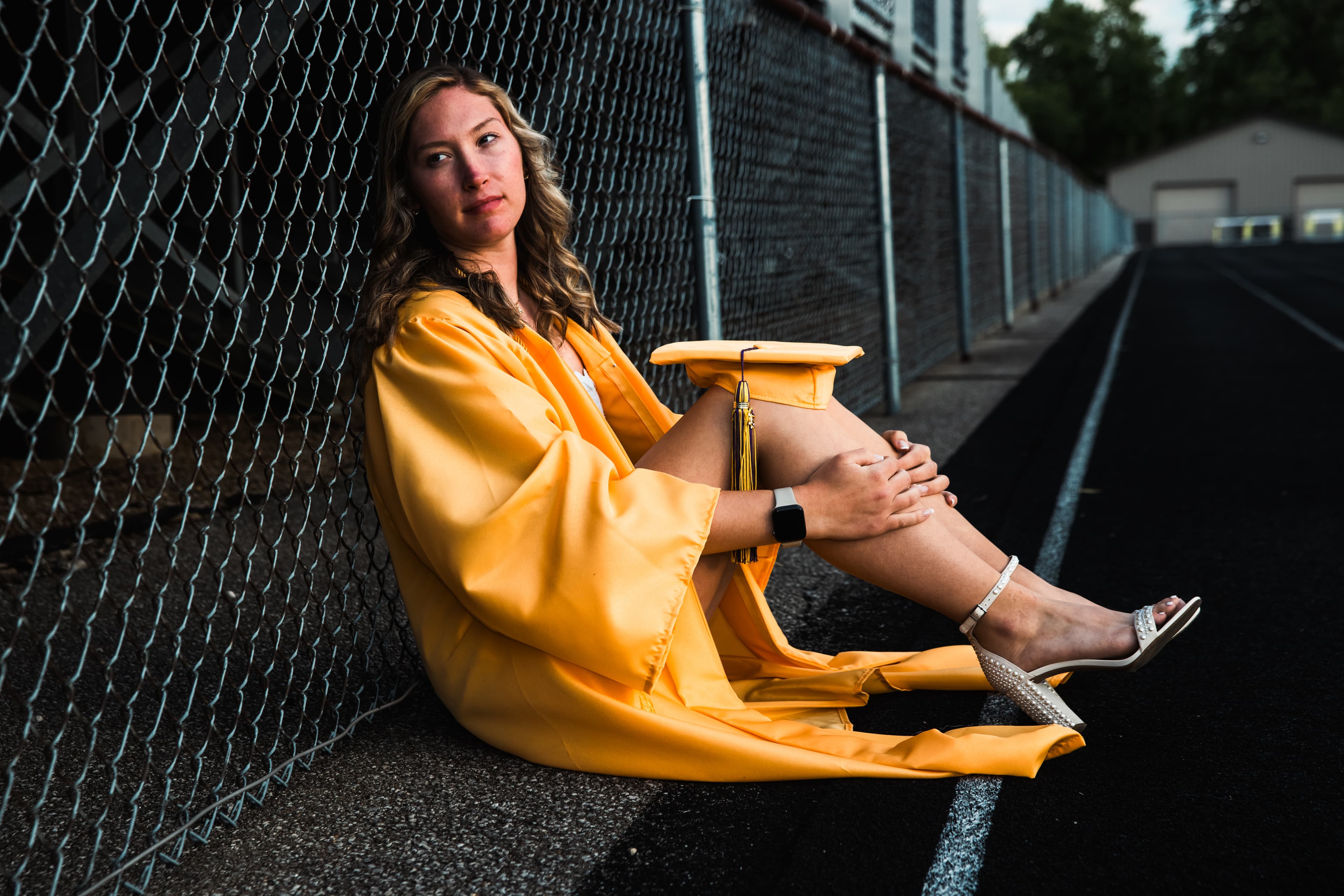 Senior portrait — on-location shoot